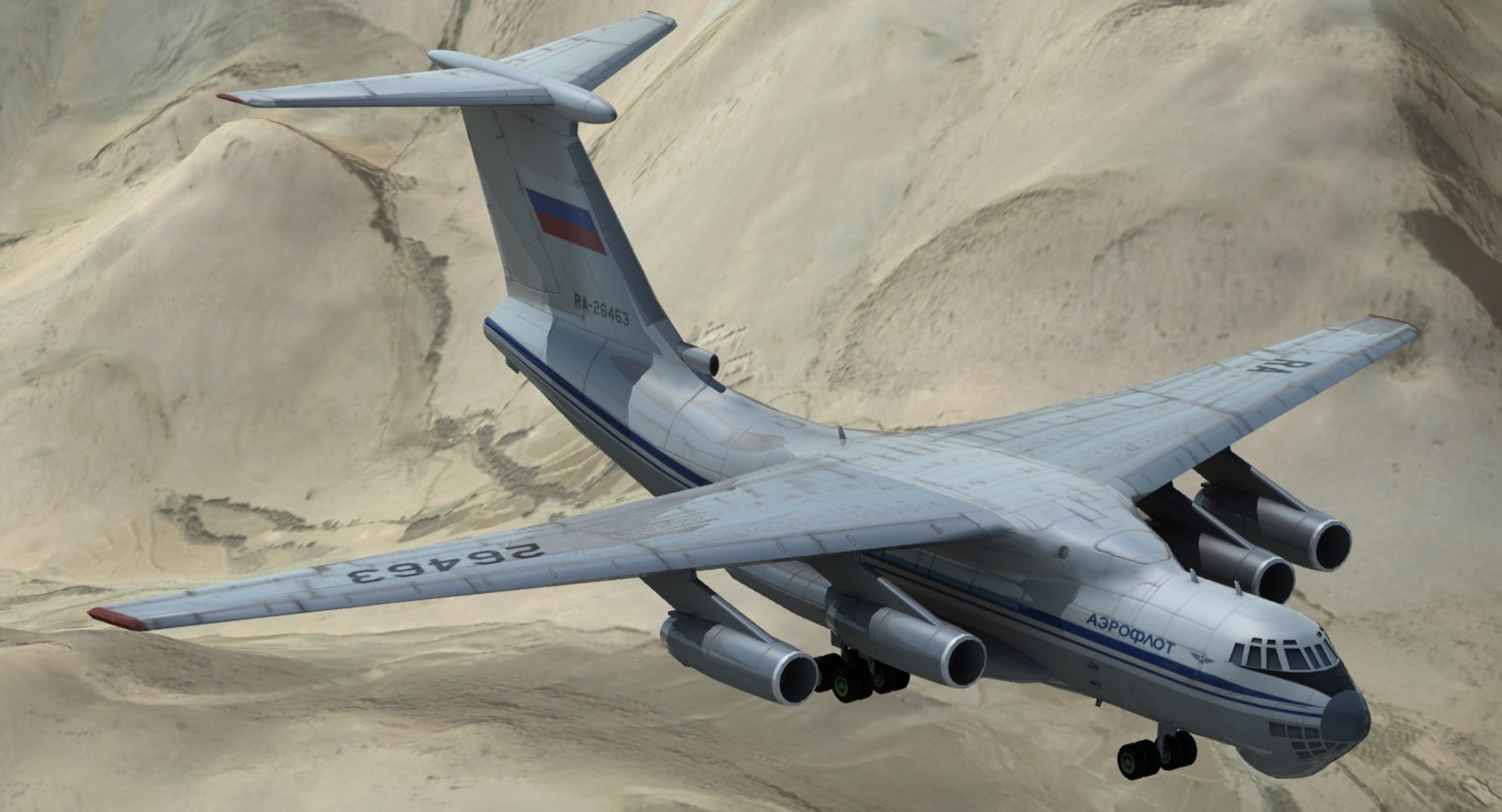 Ilyushin il-76 candid 3D model - TurboSquid 1443669