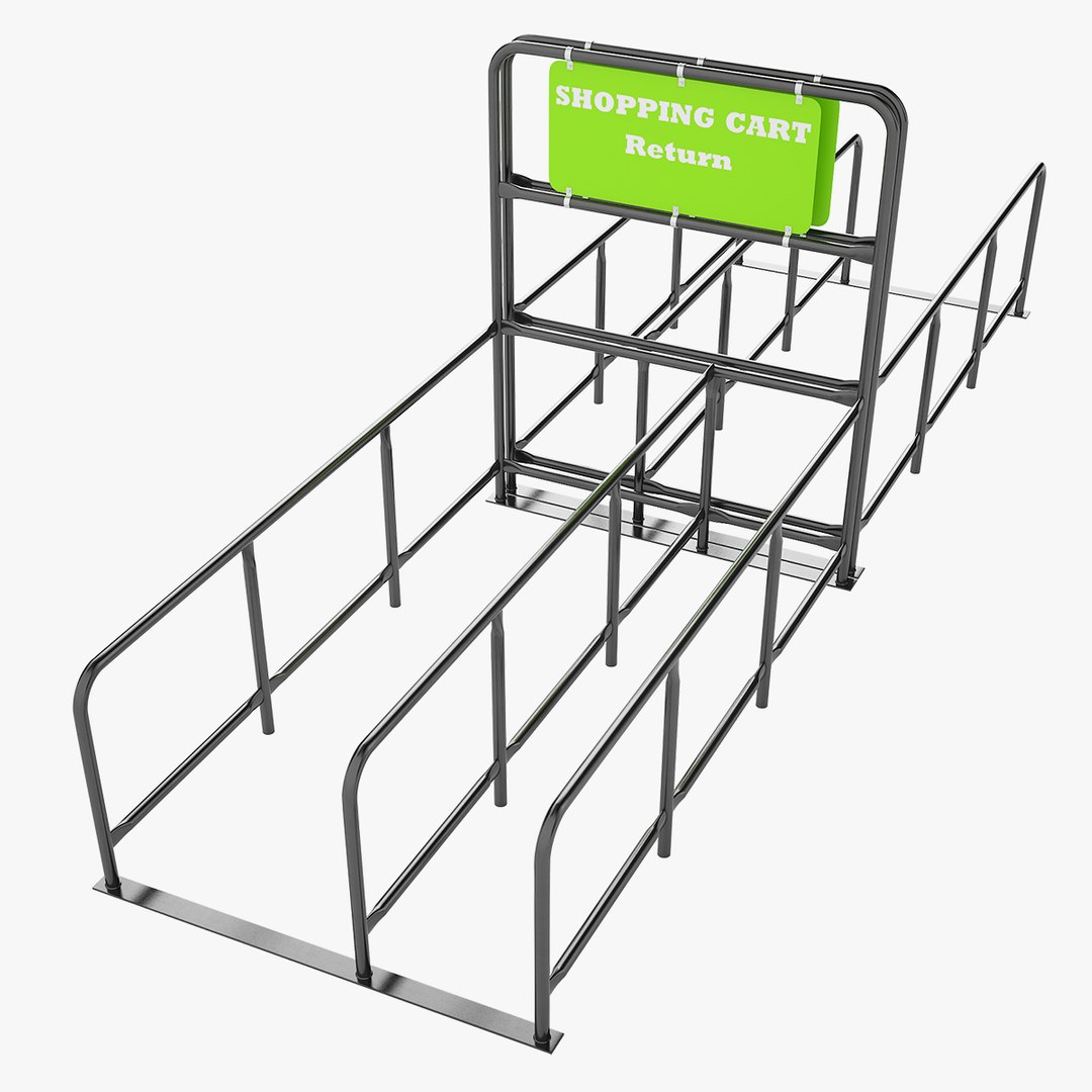 Shopping Cart Return 06 3D model - TurboSquid 2019419
