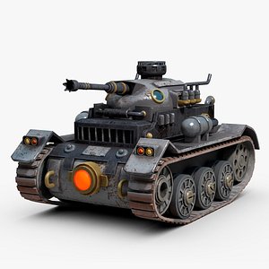 Cartoon Steampunk Tank