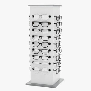 3D Glasses on Stand 01