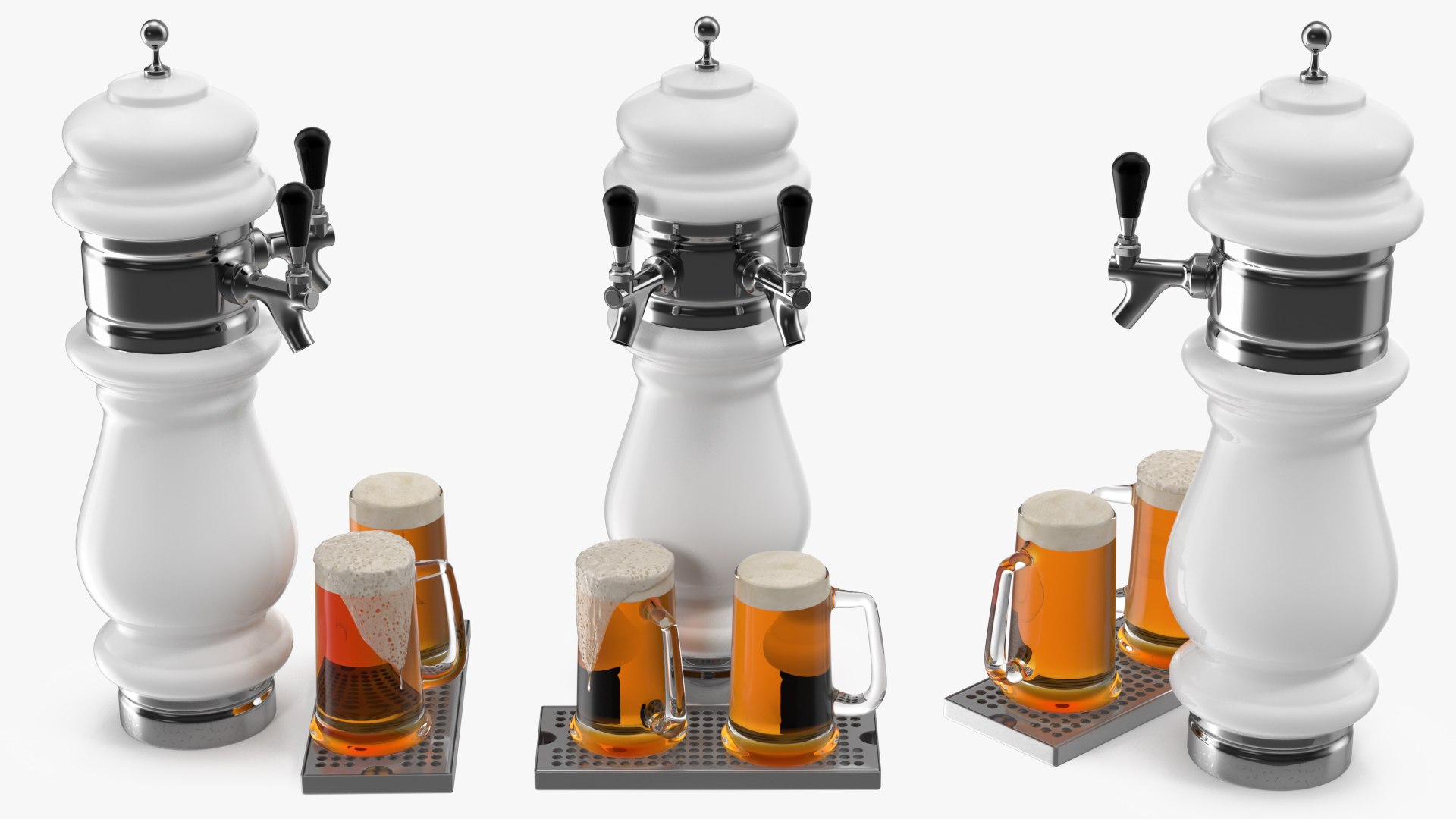 3D Ceramic Double Faucet Draft Beer Tower with Beer Mugs https://p.turbosquid.com/ts-thumb/KR/o5i6V2/Wd/ceramicdoublefaucetdraftbeertowerwithbeermugs3dmodel007/jpg/1629057639/1920x1080/fit_q87/d83d418fde8ce37ffe707d5a911e73dec443dde2/ceramicdoublefaucetdraftbeertowerwithbeermugs3dmodel007.jpg
