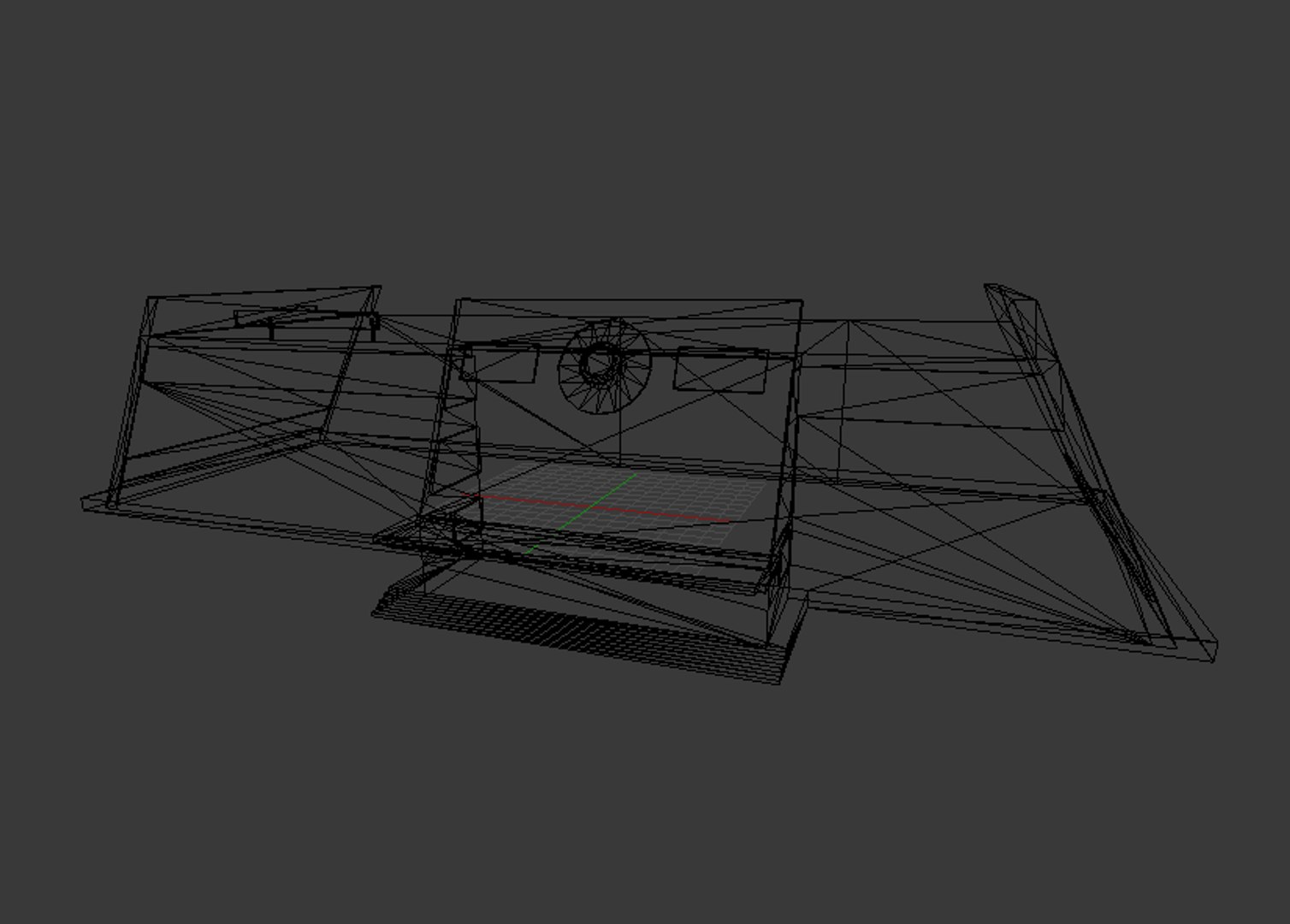3d model of low-poly pool