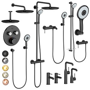 Grohe set 1 | Essence | Euphoria | with adjustable watering can