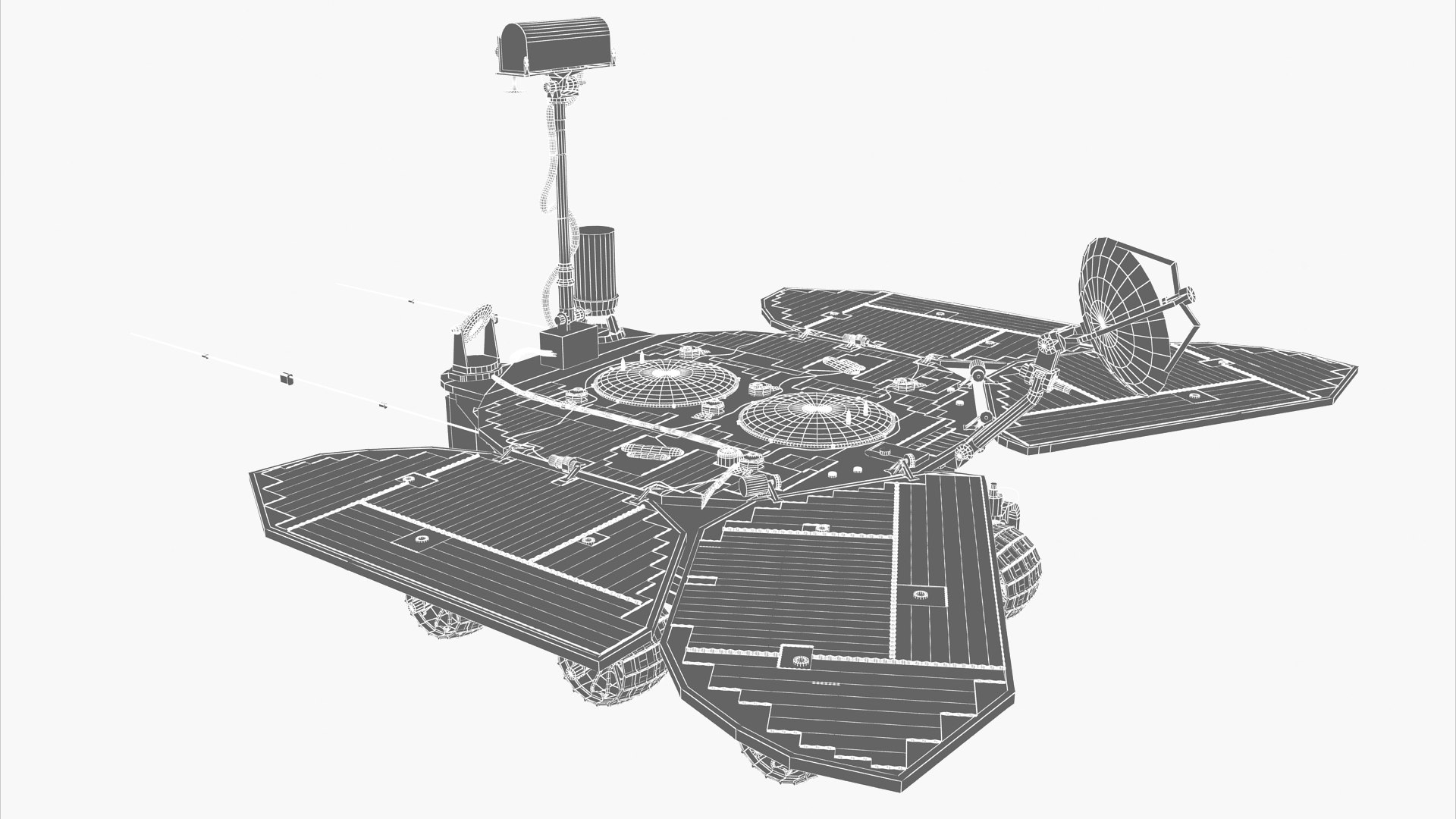 Zhurong Mars Rover Tianwen 3D Model - TurboSquid 1752619