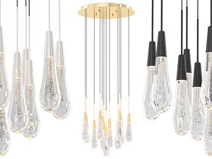 3D Soltaire Round Chandelier