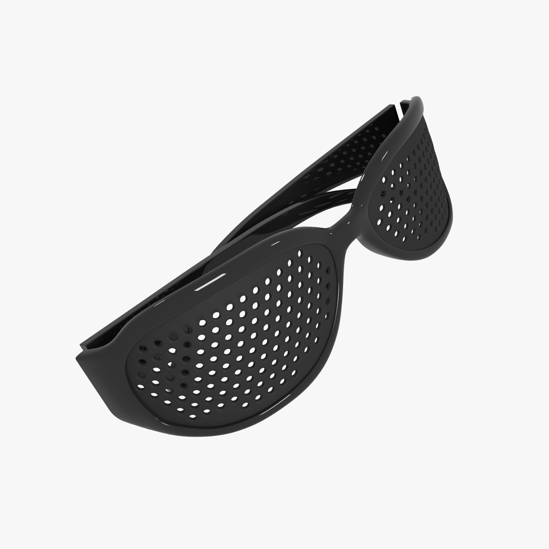 pinhole glasses 3d obj