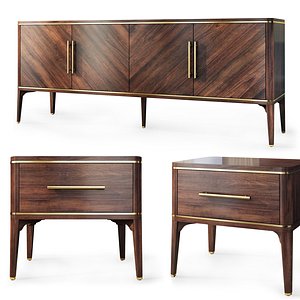Nightstand sideboard Raum by Enza Home