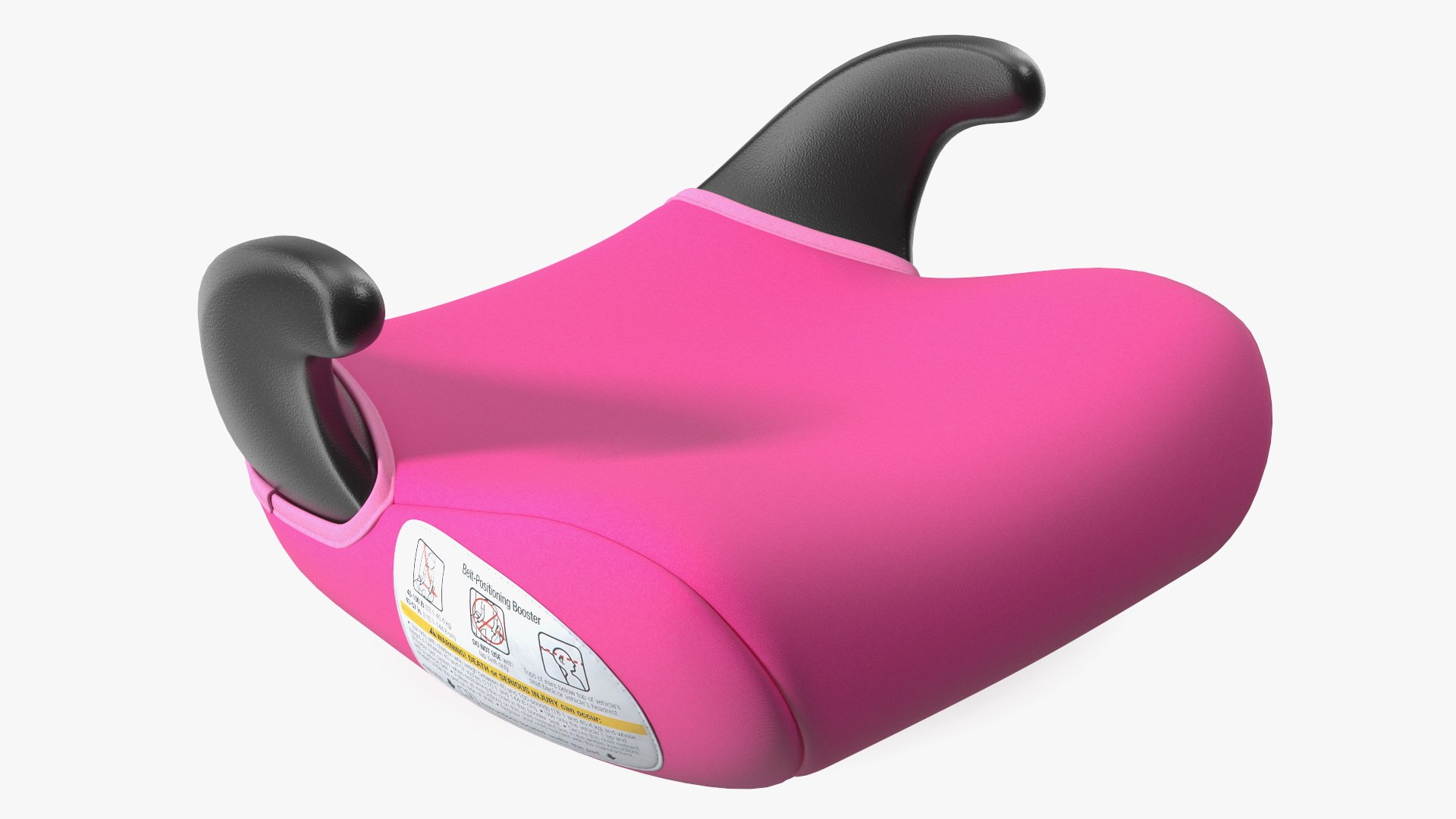 Backless Booster Car Seat Pink 3D model - TurboSquid 2148571