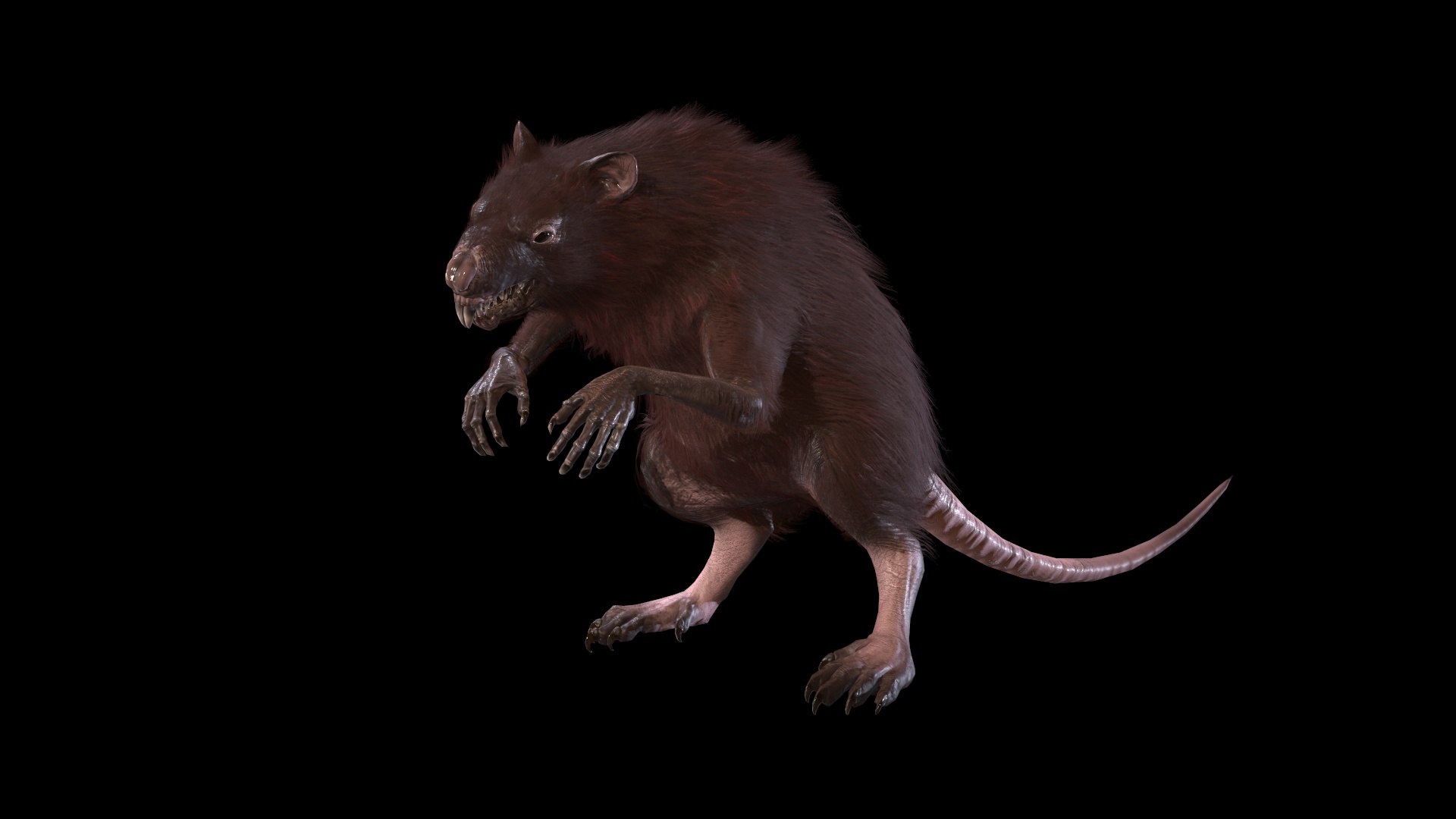 WereRat 3D model - TurboSquid 1786070