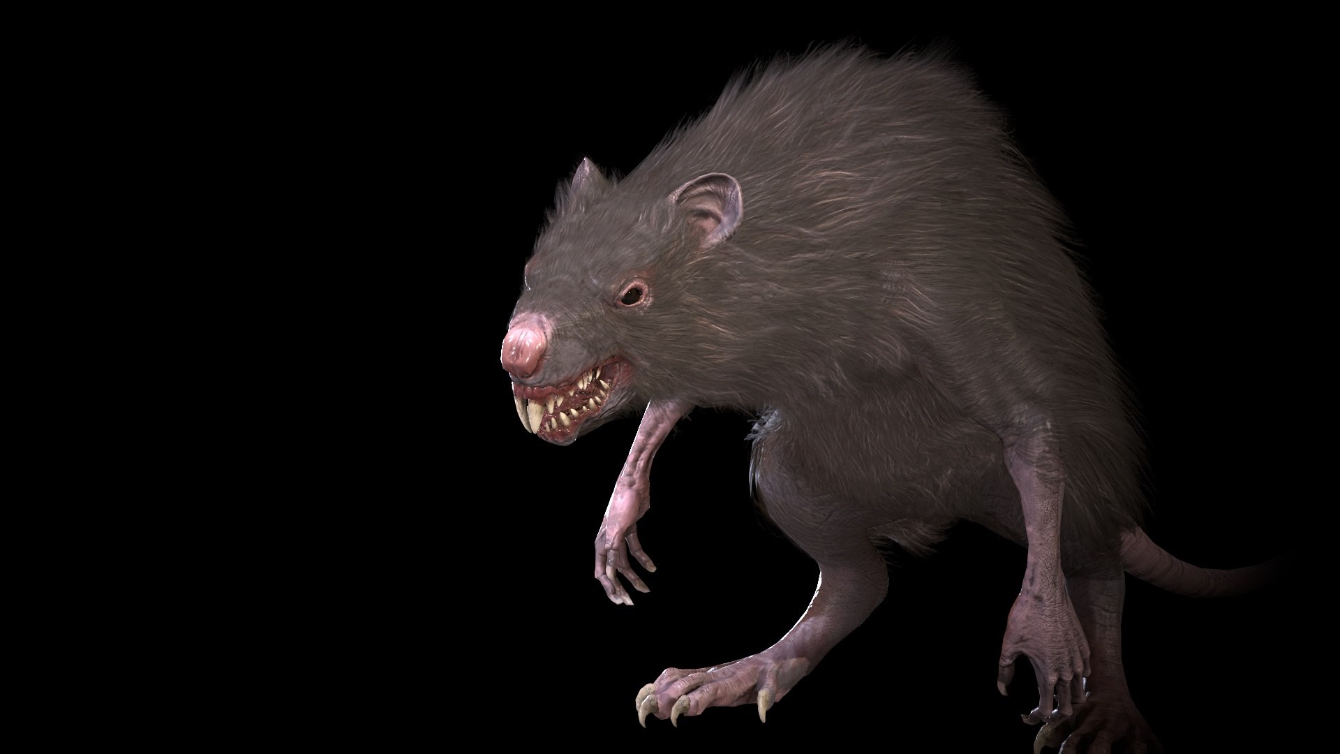 WereRat 3D Model - TurboSquid 1786070