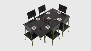 Dhome Japanese Walnut Dining Sushi