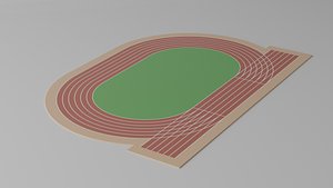 Cartoon Running Track