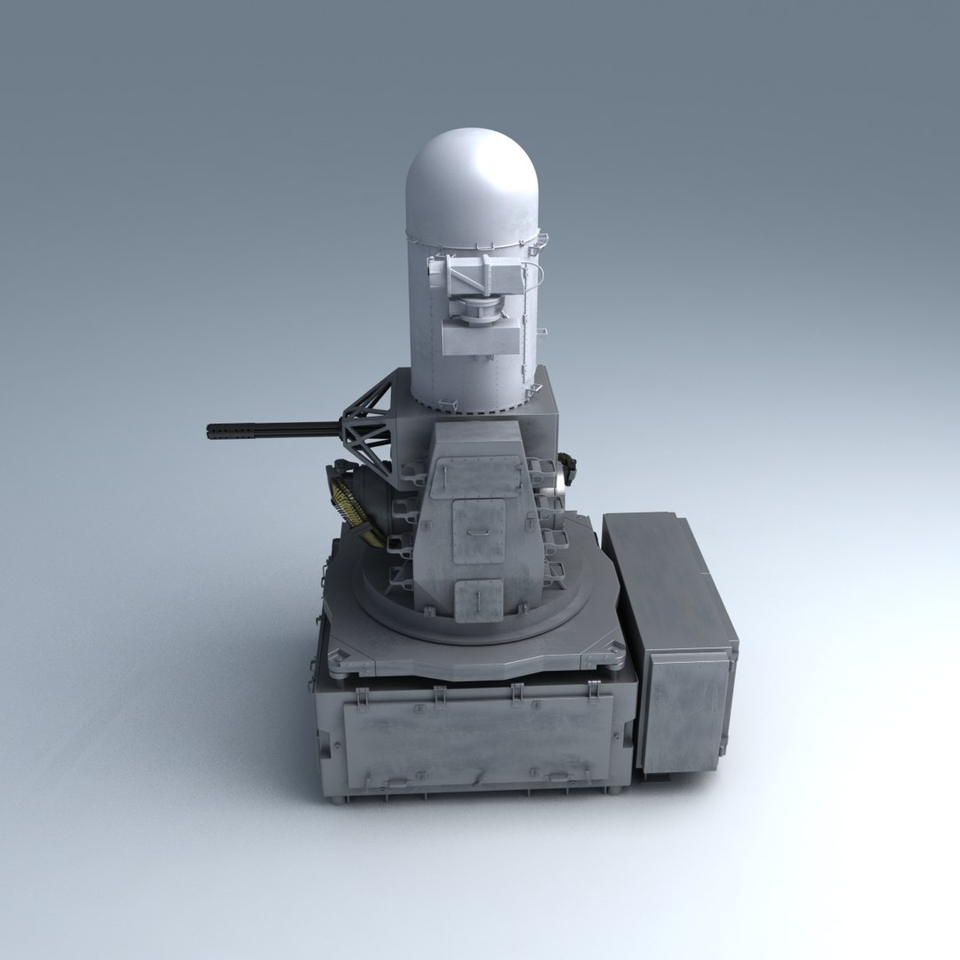 3d Model Ciws Phalanx Mk 15
