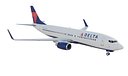 Delta Airlines Boeing 737-800 Realistic Jet Airliner Plane