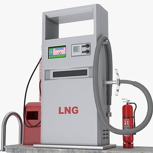 3D LNG Fuel Dispenser Station