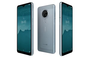 Nokia 6 2 Ice Low Poly 3D