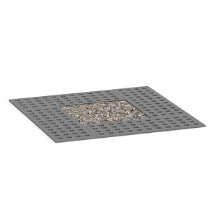 Square Metal Street Tile 1