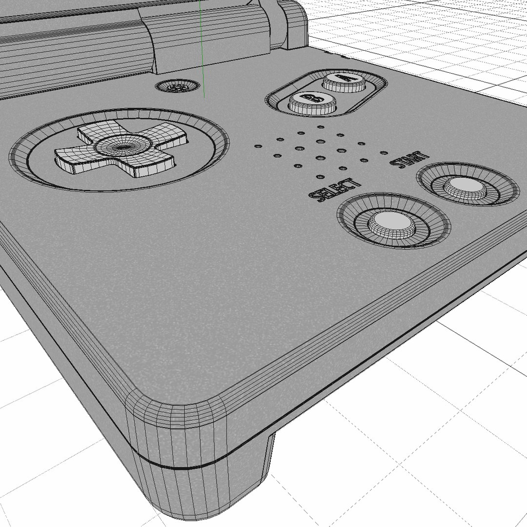 3d Nintendo Gameboy Advance Sp