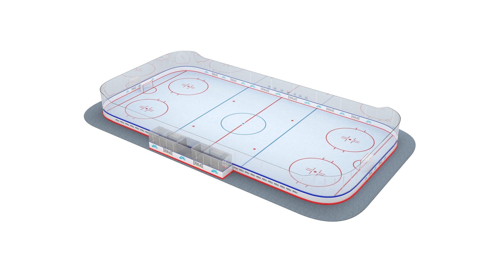 Ice Hockey Rink Model - TurboSquid 1739716
