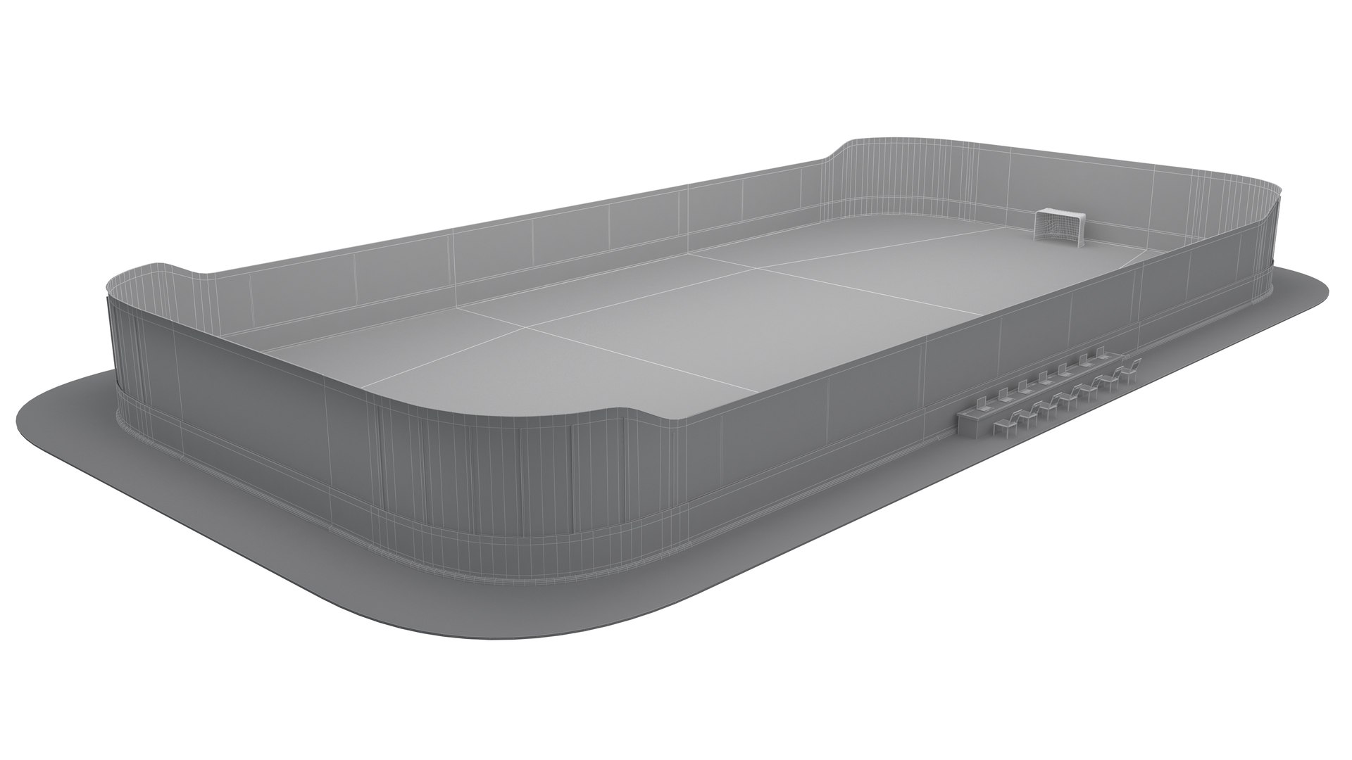 Ice Hockey Rink Model - TurboSquid 1739716