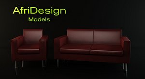 cubic sofa 3d model