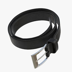 leather belt 3D