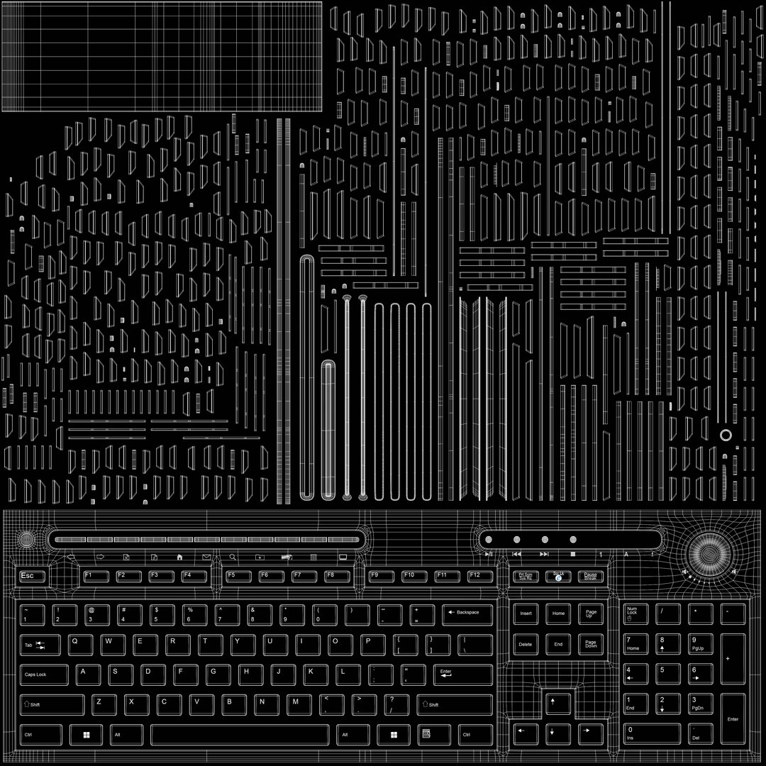 3D KeyBoard - TurboSquid 2211607