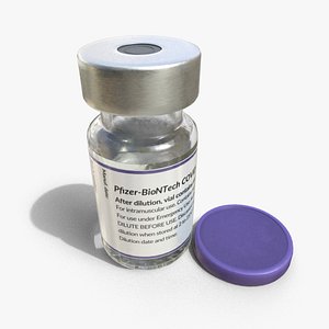 Vaccine Vial Rigged - Mod Pfizer 3D model
