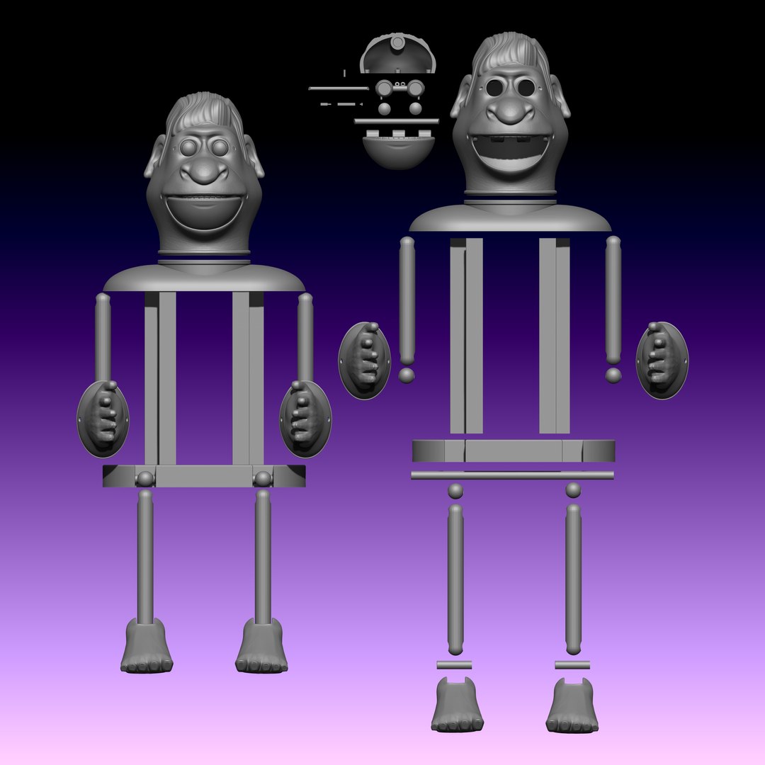 3D BETA Ventriloquist Dummy 002 Ventriloquist Dummy 002 TurboSquid