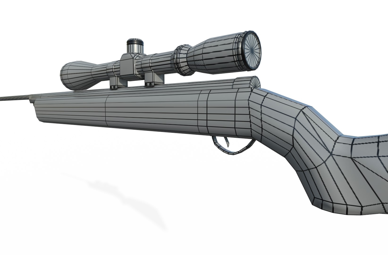 Sniper rifle 3D model - TurboSquid 1477197