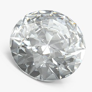 cut diamond 3D model