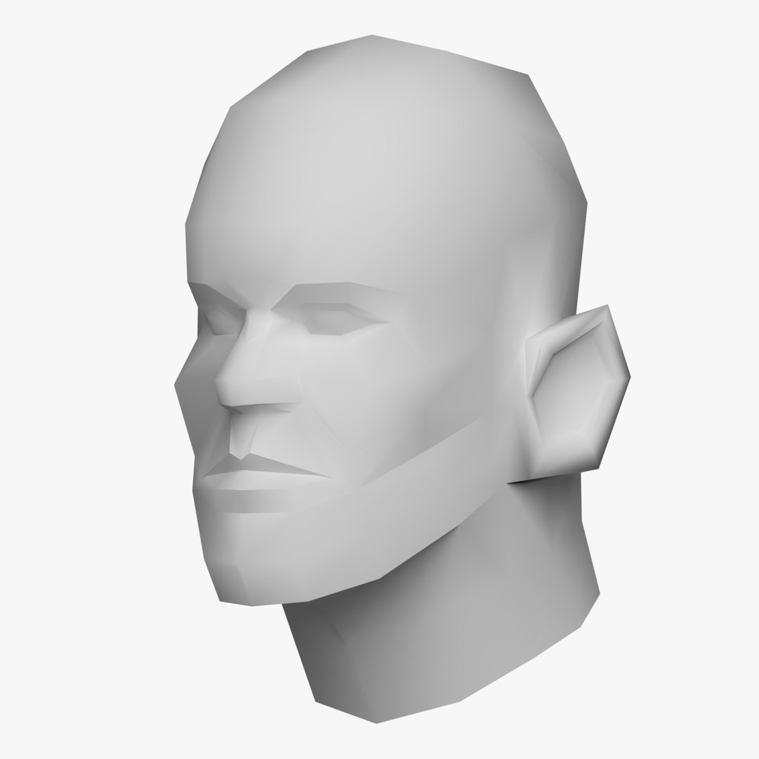 Human Character Head 3D - TurboSquid 1214667