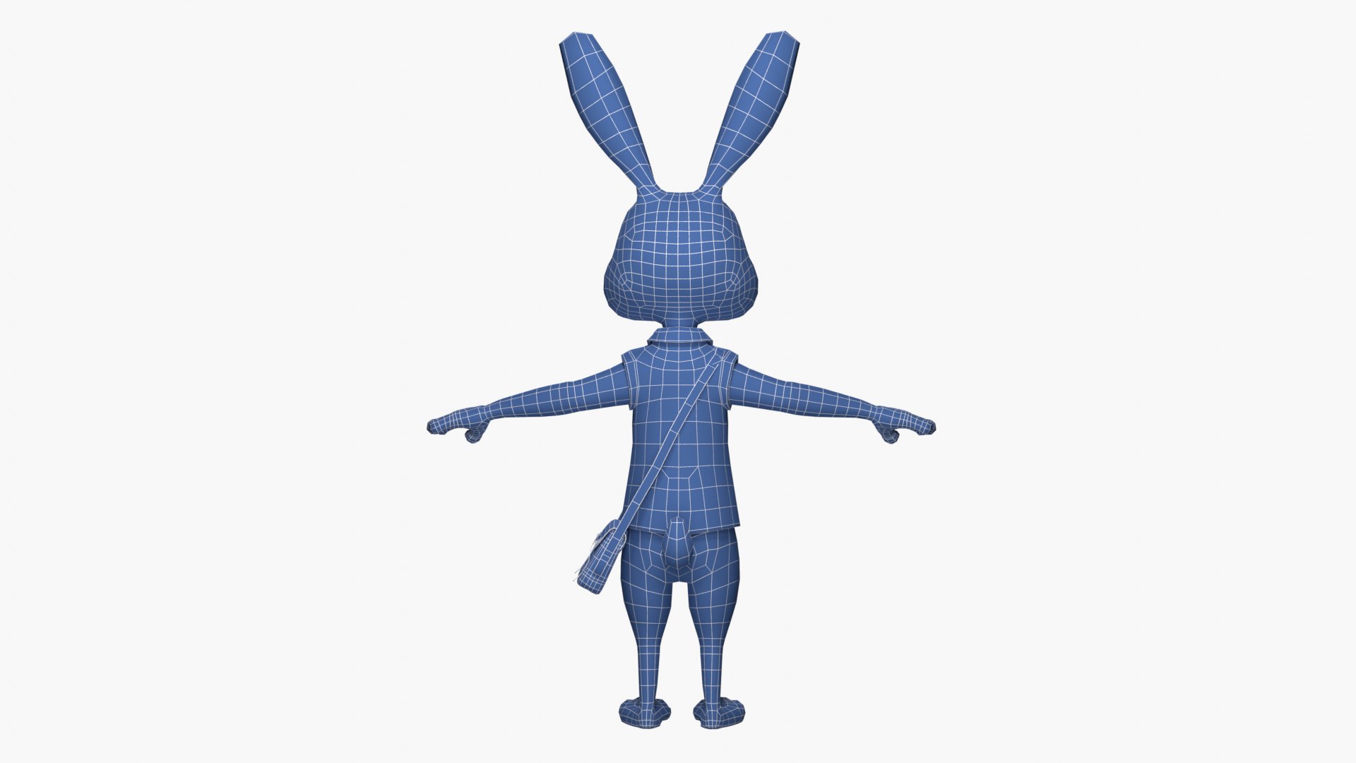 Cartoon Rabbit Rigged 3D Model - TurboSquid 2200692