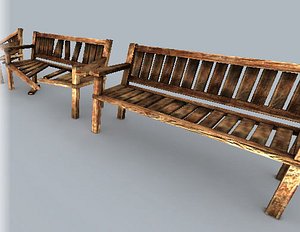Free Wooden Park Chair