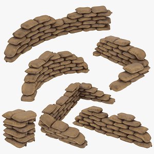 Sand Bag Wall Collection model