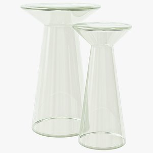 Baker furniture spot tables Waistline 3D model