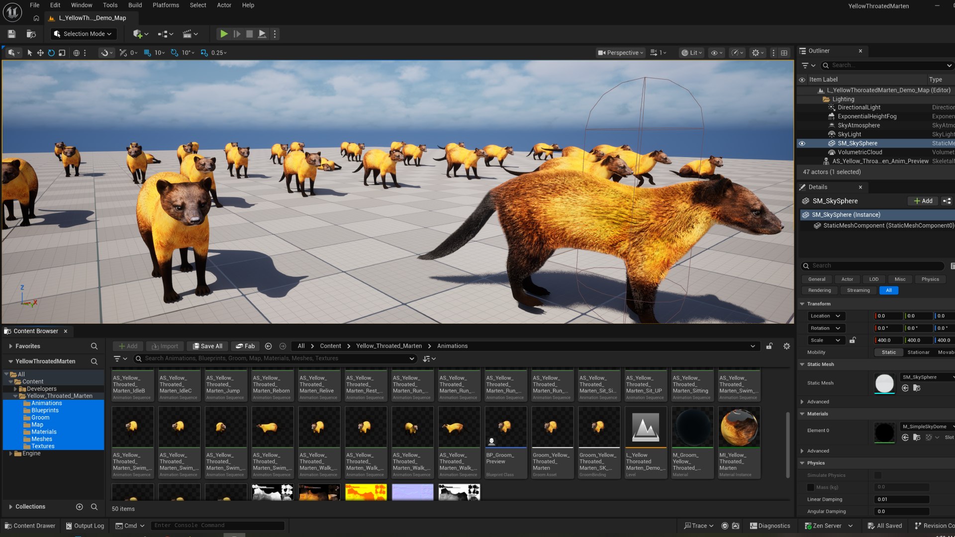 Yellow Throated Marten model https://p.turbosquid.com/ts-thumb/KS/mMecN2/QB/unreal_level/png/1780868734/1920x1080/fit_q87/a1e76b1ef2f6a9d576e829fb91c197c845a20f87/unreal_level.jpg