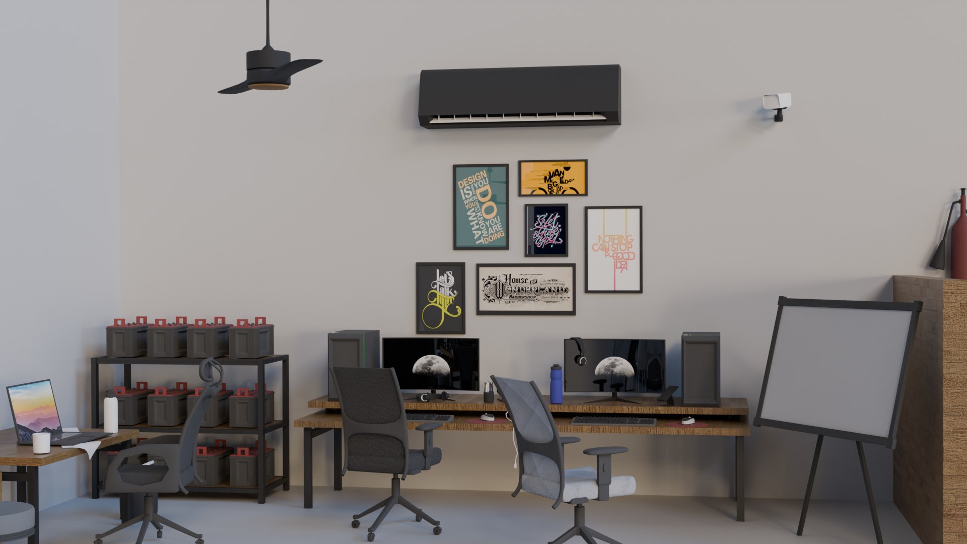 3D Office Assets Pack 3D - TurboSquid 2214387