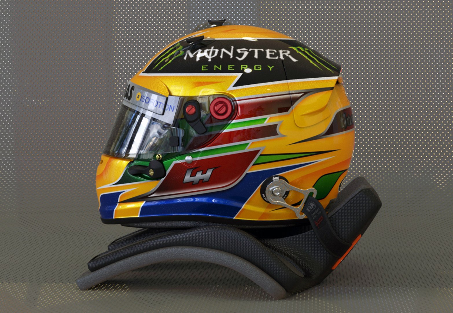 Hamilton 2013 F1 Helmet 3ds