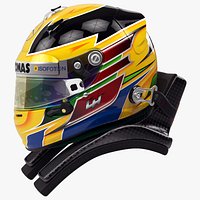 Lewis Hamilton 2013 style motorsport helmet