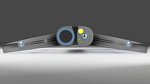 smart follow drone 3D model