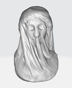 The Veiled Virgin by Giovanni Strazza