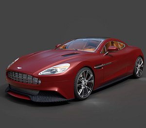 Aston Martin AM 310 Vanquish - High-Poly 3D Model 3D model