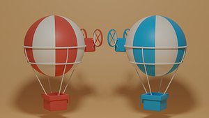 Cartoon Hot Air Balloon