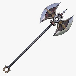 Fantasy axe 3D model