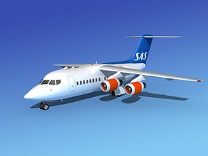 3d turbines bae 146 model