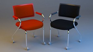 office chair classrooms 3D