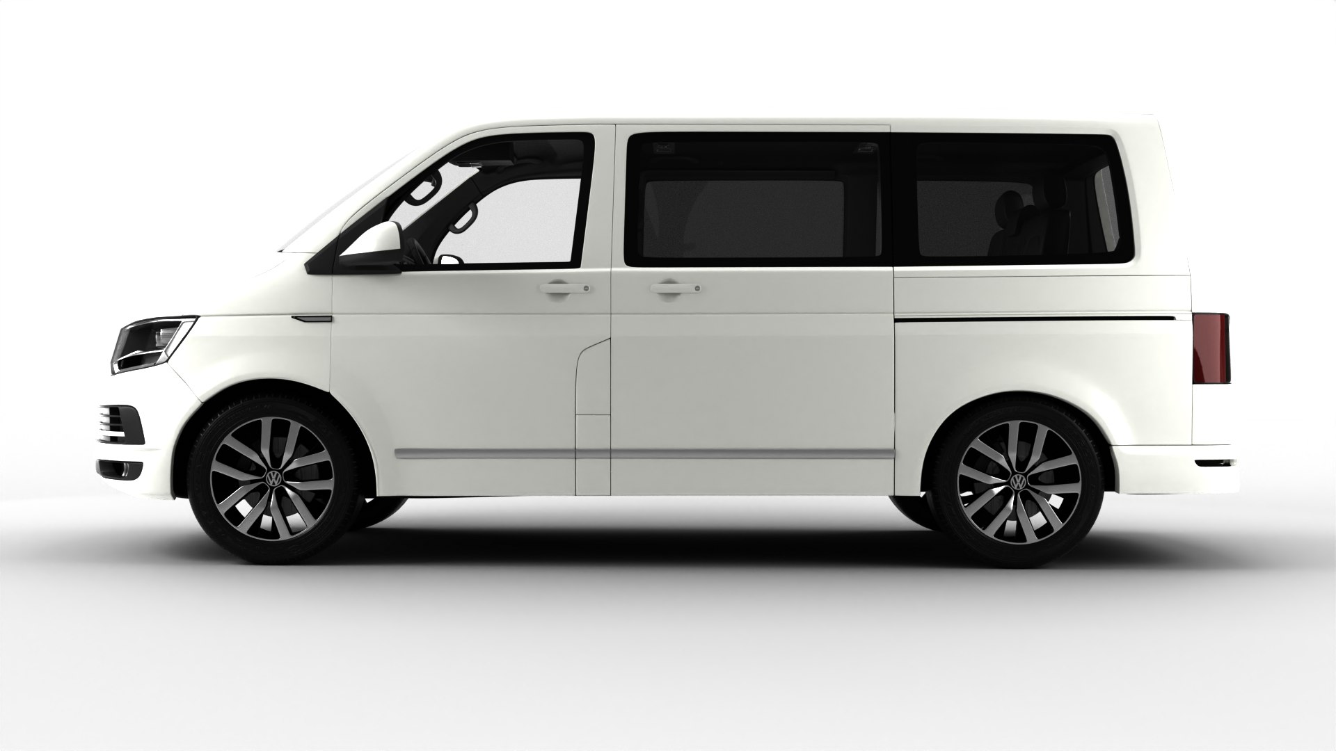 3d Volkswagen Transporter T6 2019 - Turbosquid 2099987