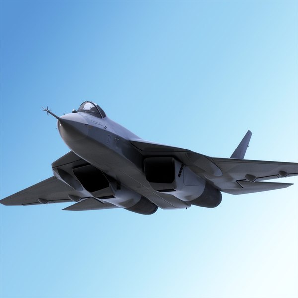 sukhoi pak fa t-50 3d model