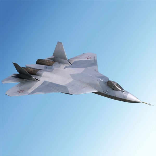 sukhoi pak fa t-50 3d model